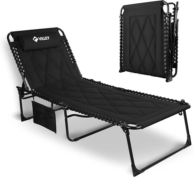 VILLEY Oversized Padded Chaise Lounge