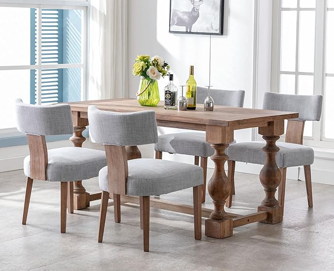 VESCASA Upholstered Farmhouse Dining Chairs