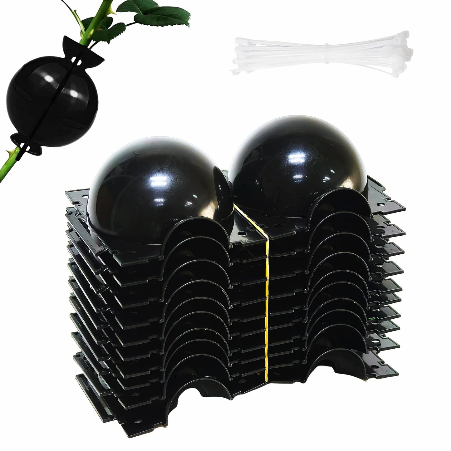 10 PCS Plant Propagation Stations Air Layering Pods, Reusable Rapid Root Plugs Air Layering Propagation Kit Grafting Kit Plant Propagation Ball Root Starter for Plants Cuttings Take Root