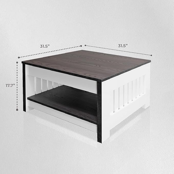 Transformer Furniture’s Modern Square Coffee Table