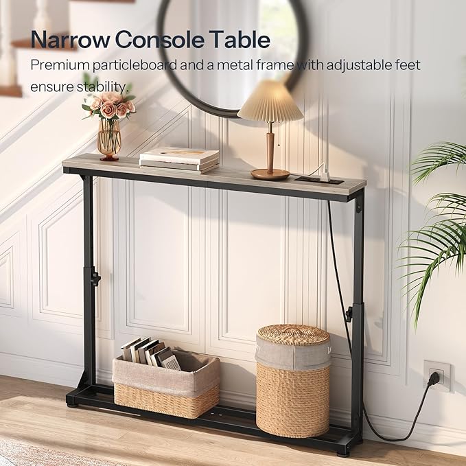 HOOBRO Narrow Console Table