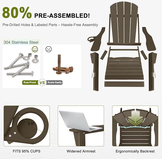 Plastic Adirondack Chair
