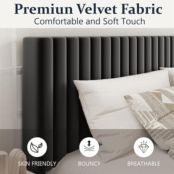 HAOARA Queen Size Platform Bed Frame