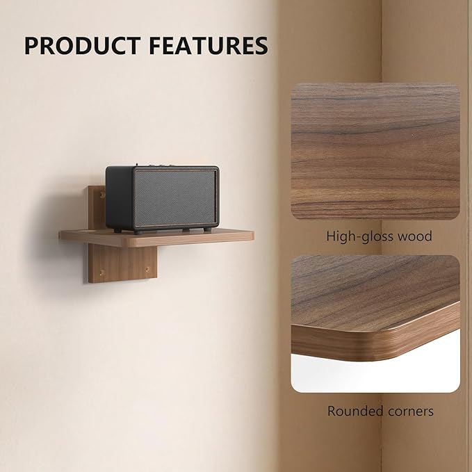 WALI Floating TV Shelf, 1 Tier Projector Shelf