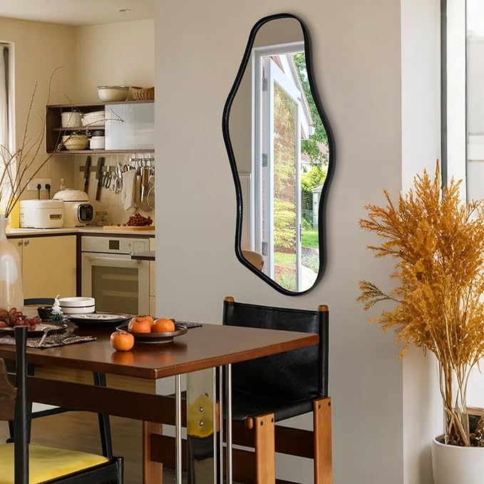 Irregular Wall Mirror, Modern Organic Shaped Mirrors