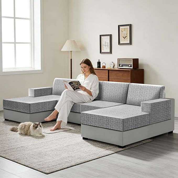 UNBBRRL Stretch Couch Backrest Cushion Cover