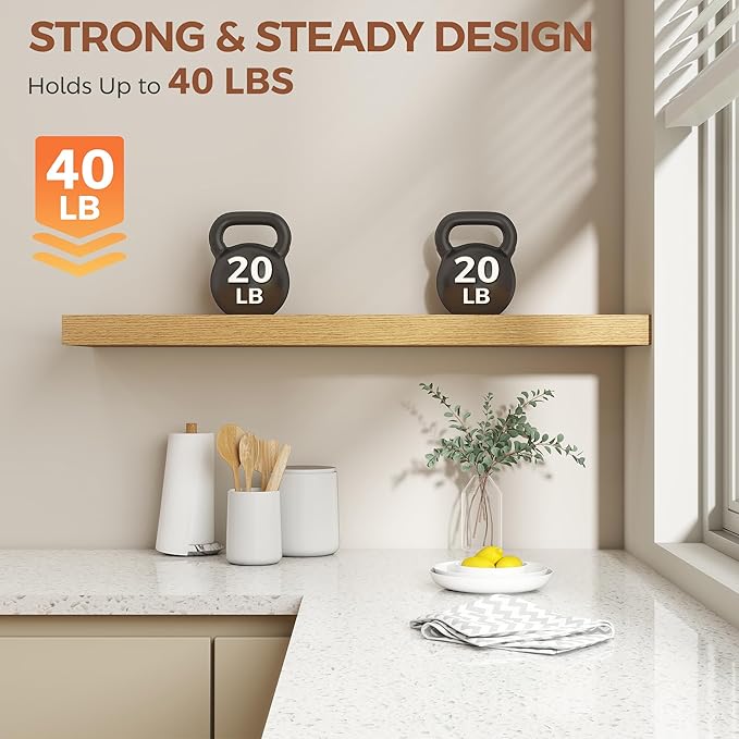 Dreamland 40 Inch Floating Shelves
