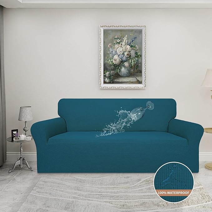 Easy-Going 100% Waterproof Couch Cover, Dual Waterproof Sofa Cover, Stretch