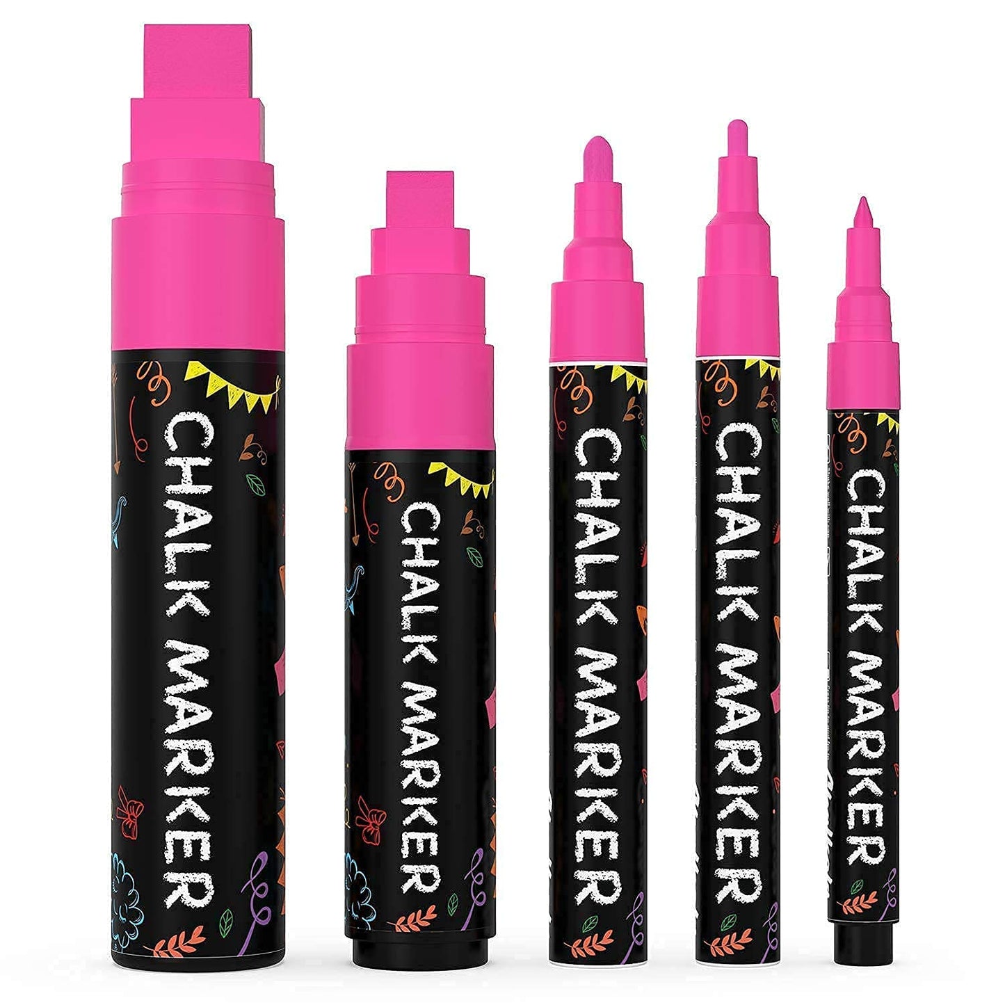 Chalk Art Bundle - 5 Pink Variety + 10 Vintage 6mm