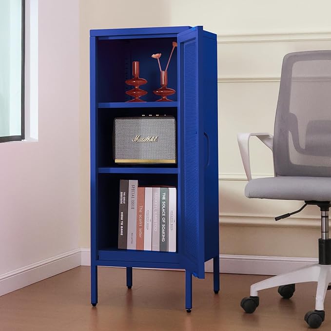 Slim Metal Storage Cabinet