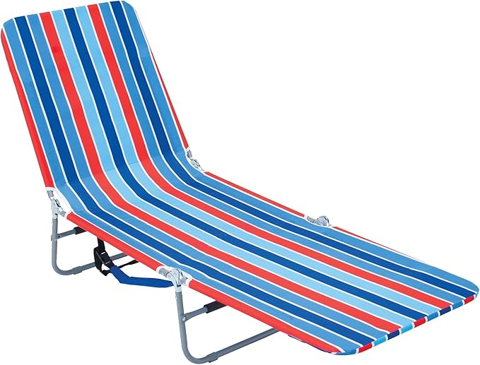 Rio Beach Portable Lay Flat Folding Backpack Beach Lounge Chair