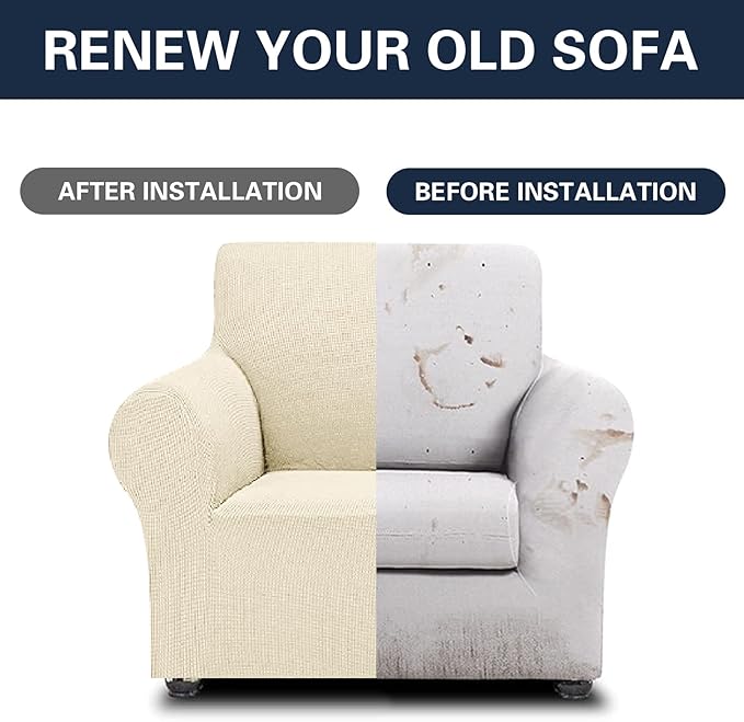 Cupuamon 2026 New Stretch Chair Sofa Slipcovers Couch Cover