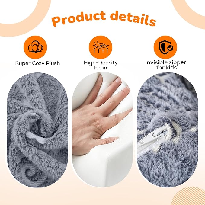 MeMoreCool Glow-in-the-Dark Dinosaur Kids Couch, 2-in-1 Foldable Kids Couch and