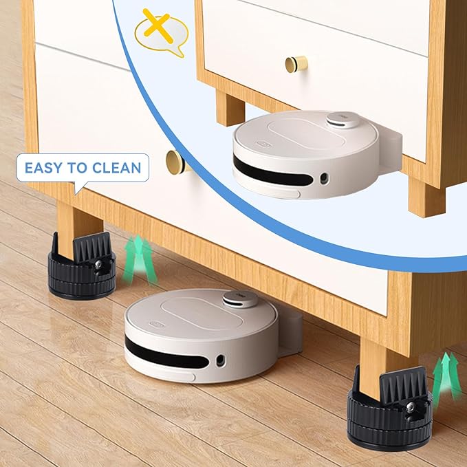 4 Pack Heavy Duty Bed Risers