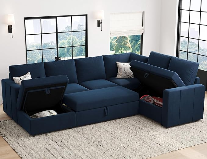 Belffin Modular Sectional Sleeper Sofa