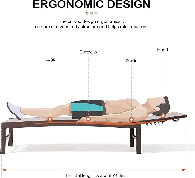 Crestlive Products Lounge Chair Outdoor Set of 2, Metal Pool Chaise Lounge