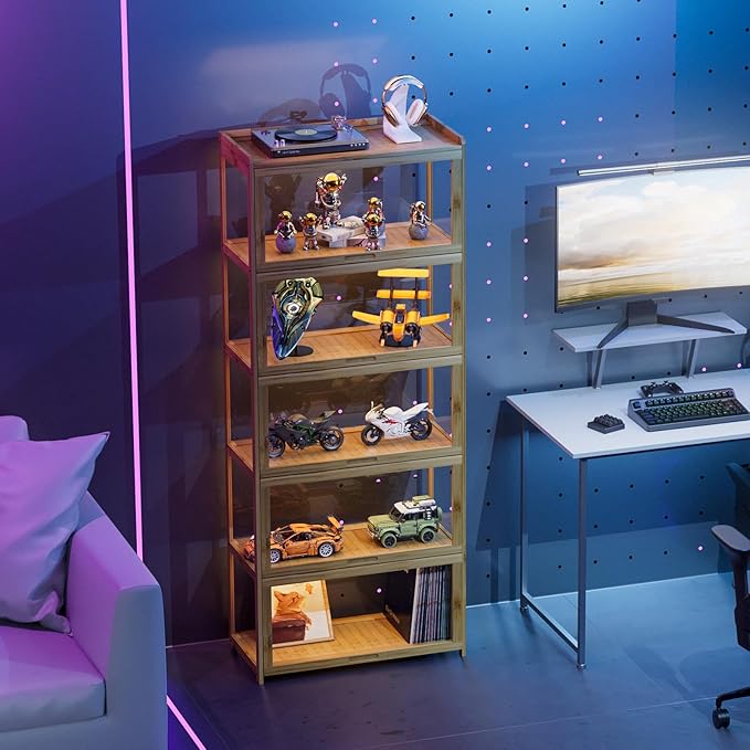MoNiBloom 67.5" Curio Display Cabinet