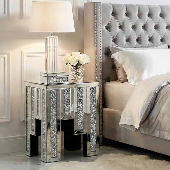 Crushed Diamond Side Table