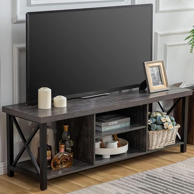 GAZHOME TV Stand for TV up to 65 Inches, TV Cabinet