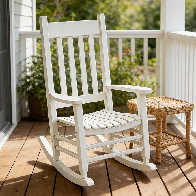 Oversized Outdoor Wooden Rocking Chair