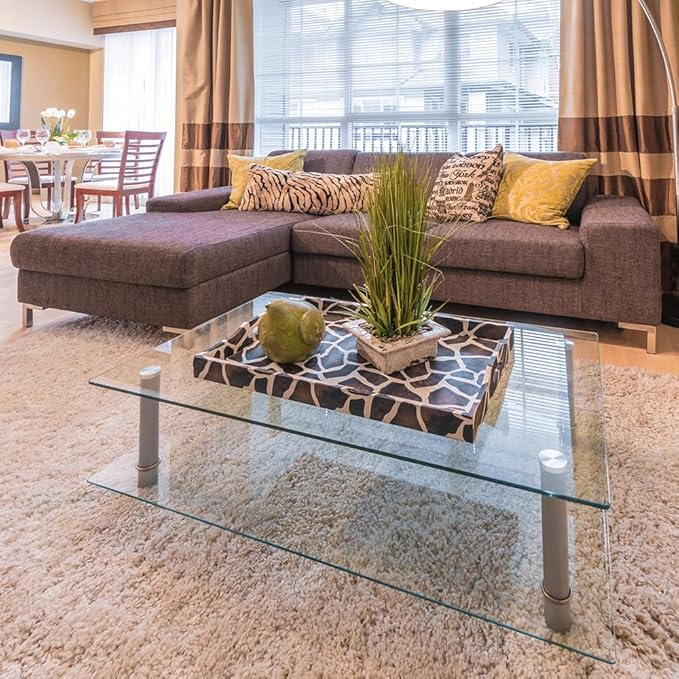 Dulles Glass 30 inch Square Glass Table Top