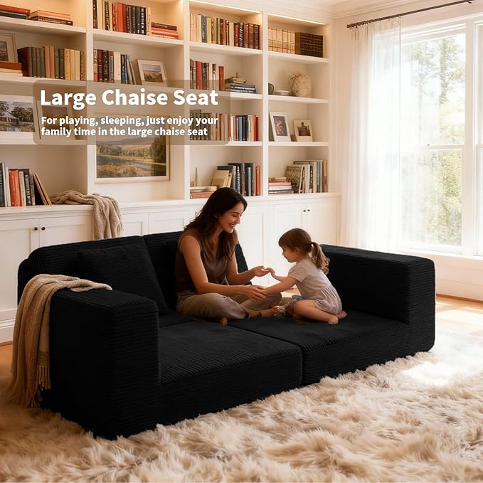FILUXE Modular Sectional Sofa, Modern Modular Sofa Couch