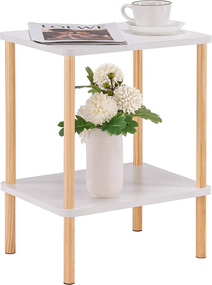 Apicizon 2 Tier End Table, Small Side Table