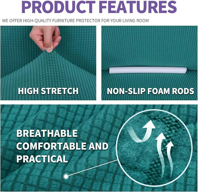 ZNSAYOTX Super Stretch Chair Slipcover Universal Sofa Chair Covers