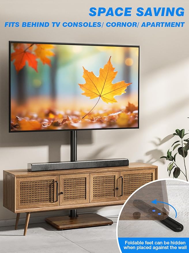 Rfiver Swivel Floor TV Stand