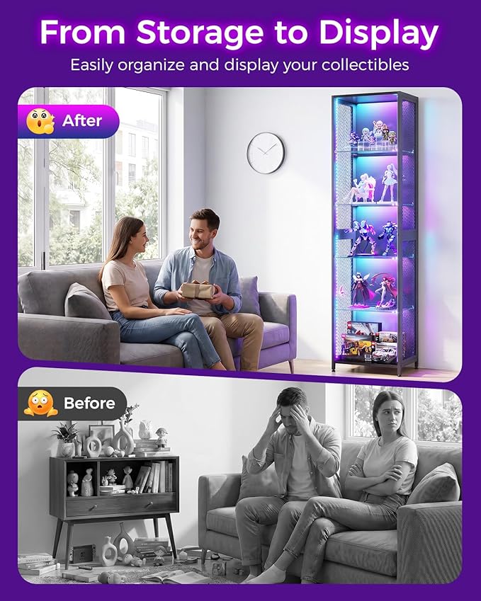 AODK 72" Tall Display Case