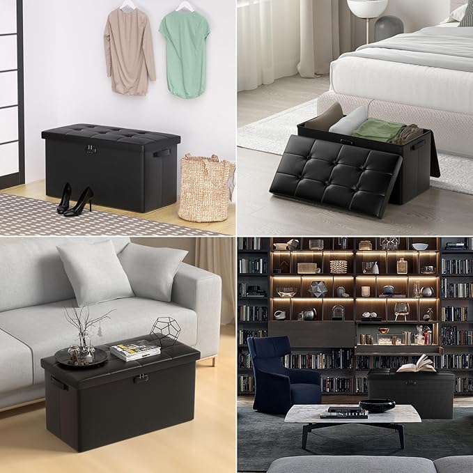 DocSafe Storage Ottoman Bench