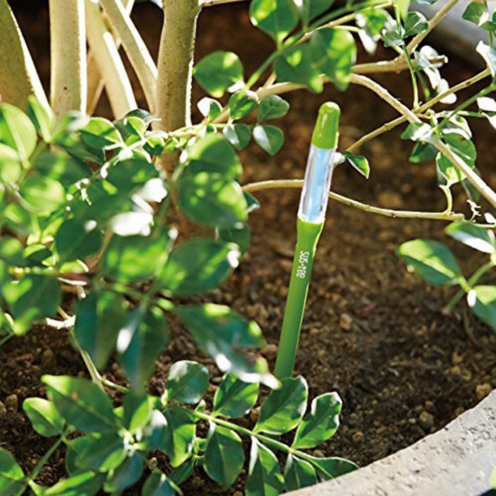 Sustee Large Refillable Insert Aqua Meter (Green) with Core Installed + 2 Additional Large Cores - Plant Moisture Sensor For Potted Plants