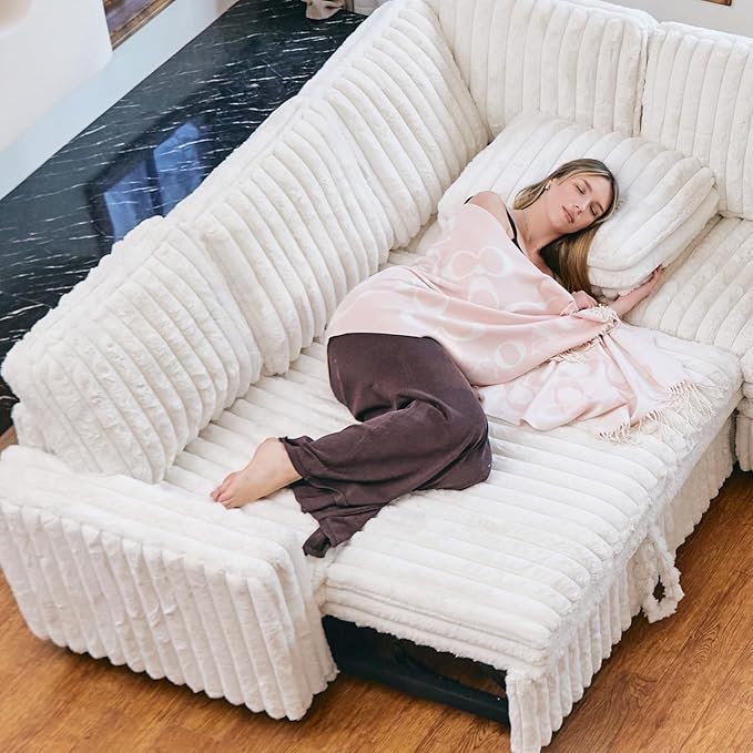 Belffin Corduroy Sleeper Sofa