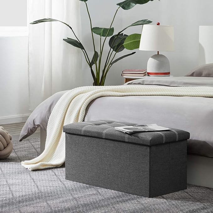 YOUDENOVA 30 inches Folding Ottoman, Ottoman