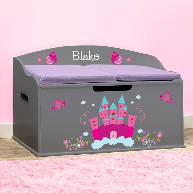 DIBSIES Personalized Creative Wonders Toy Box, 30 x 19.25 x 18 inches,