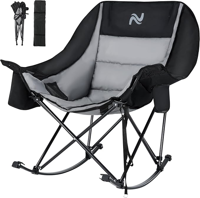 Slsy Oversized Rocking Camping Chair