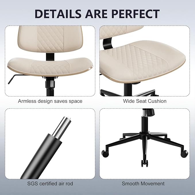 Modern Armless Office Chair
