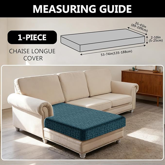 UNBBRRL Stretch Couch Seat Cushion Cover