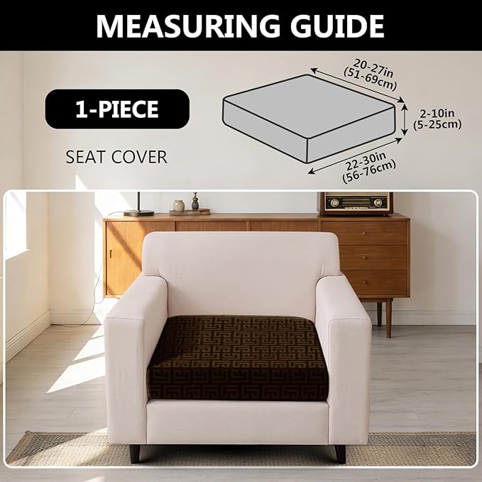 UNBBRRL Stretch Couch Cushion Cover