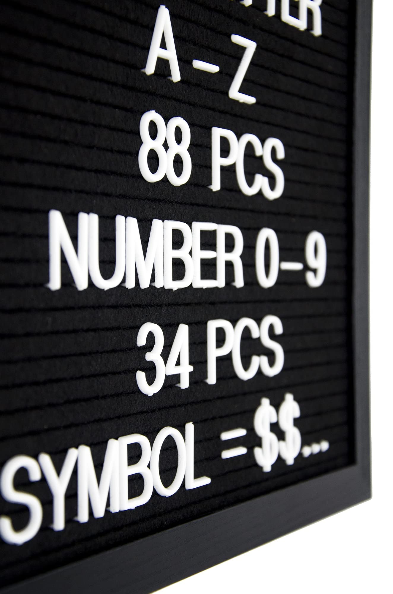 G GAMIT Felt Letter Board Letters Set, 306pcs 1inch Wider Letters Only（No Board）