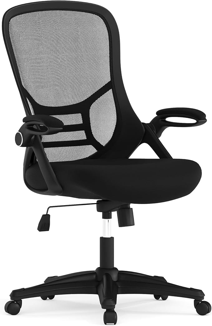 Flash Furniture Porter High Back Black Mesh Ergonomic Swivel Office Chair