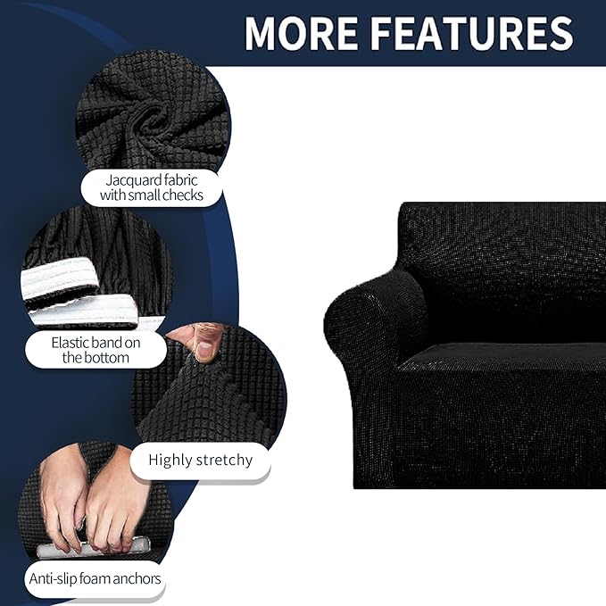 Cupuamon 2026 New Stretch Chair Sofa Slipcovers Couch Cover