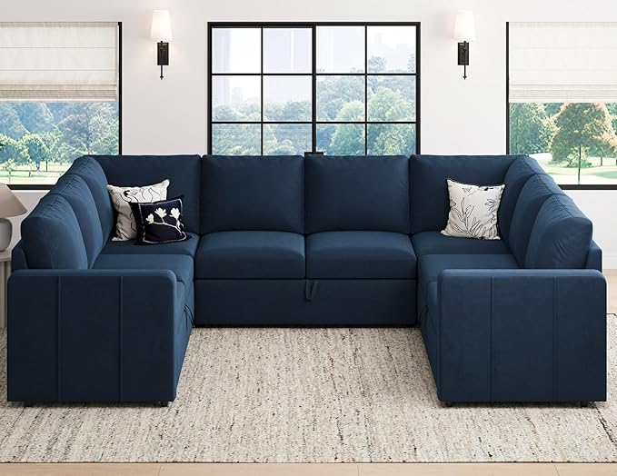 Belffin Modular Sectional Sleeper Sofa Bed