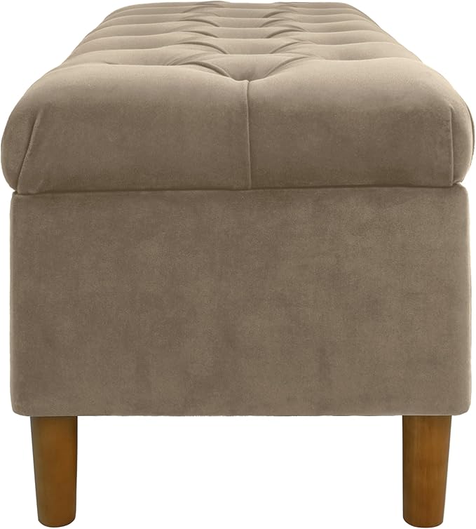 Homepop Home Decor | Tufted Ainsley Button Storage Ottoman Bench