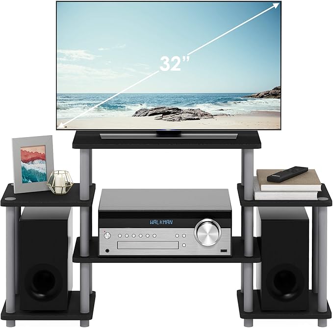 Furinno Turn-N-Tube No Tools Entertainment TV Stands