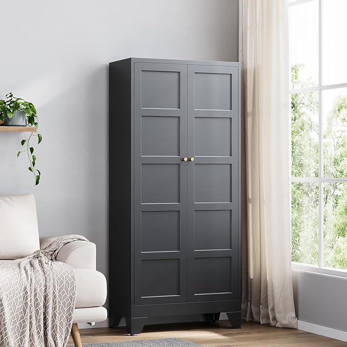 Yizosh Metal Pantry Cabinet,