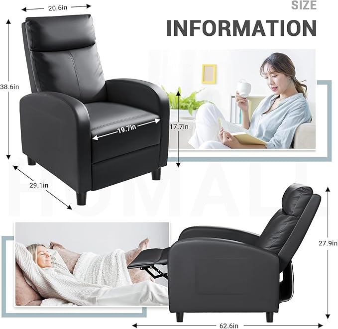 Homall Recliner Chair, Recliner Sofa