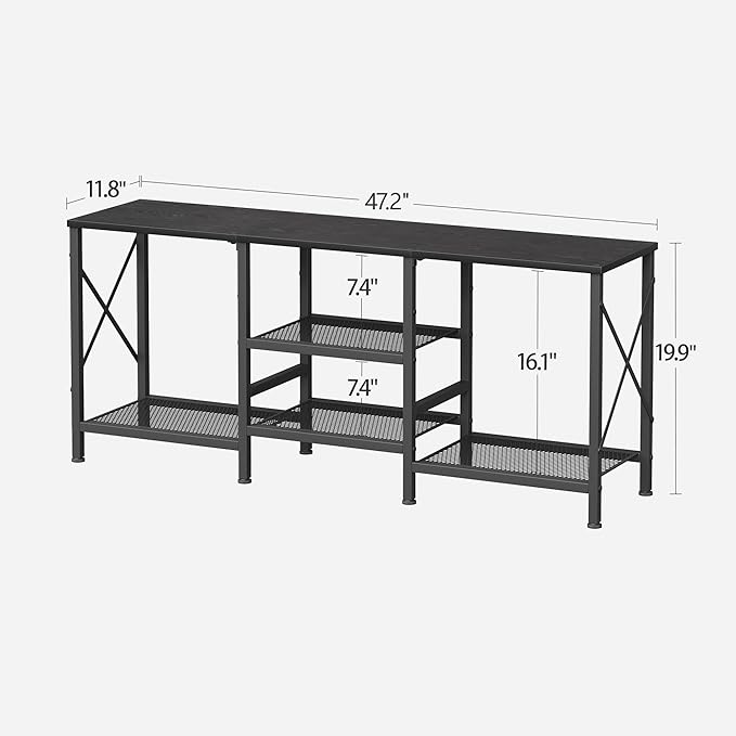 JARHETUN TV Stand for 55 Inch TV, Entertainment Center