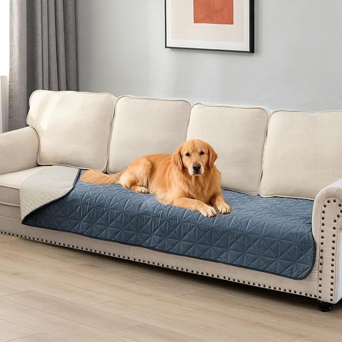 Ameritex Sofa Cover Waterproof for Seats Couch Cover for Dogs Pet Couch Cover