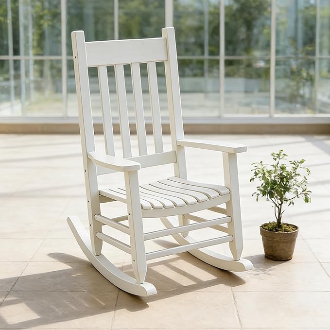 Oversized Outdoor Wooden Rocking Chair